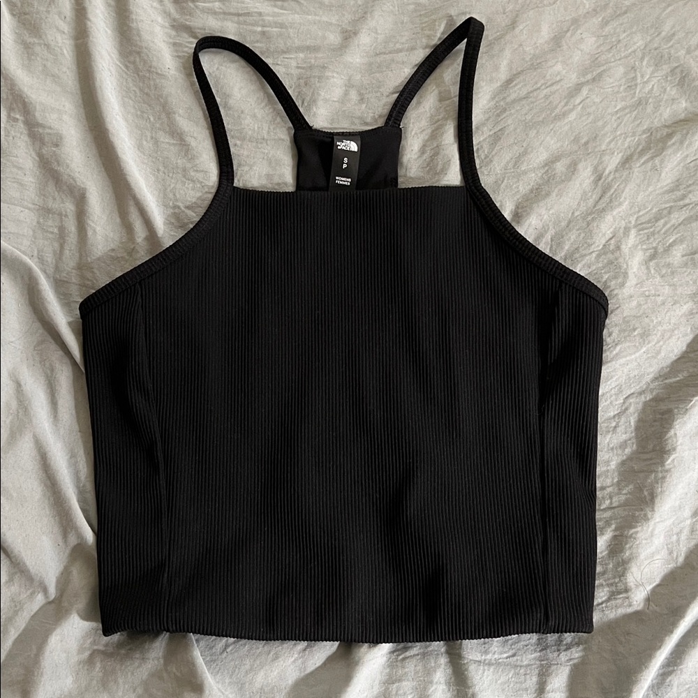 The North Face Black Ribbed Tank Top
